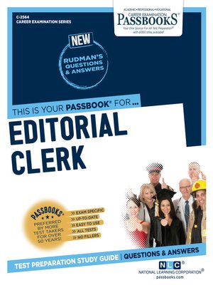 cover image of Editorial Clerk